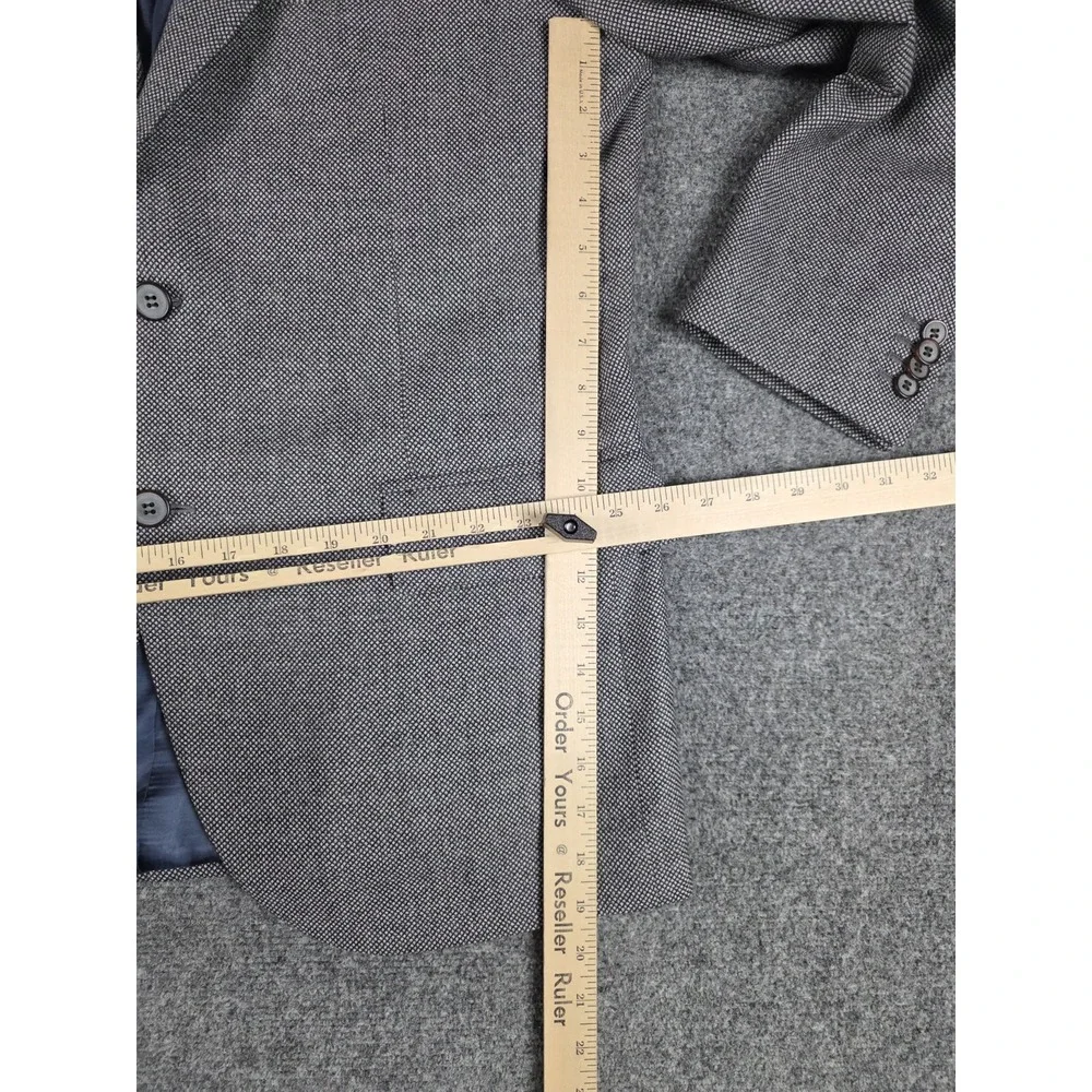 Suit Supply Size54 Sport Coat Blazer- Blue - Lazio - Pure Wool